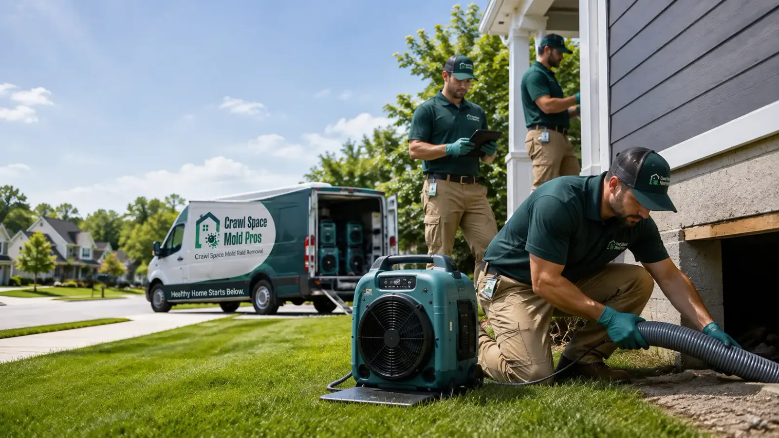 Crawl Space Mold Removal in Carrolltown, PA